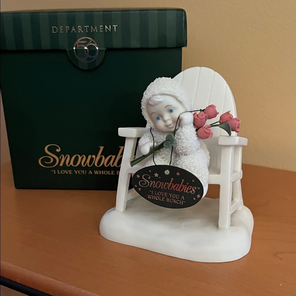 Department 56 Snowbabies “I Love You A Whole Bunch”